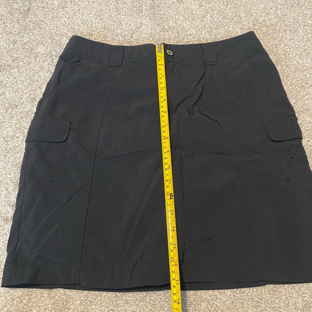WindRiver Black Skort Size 6 Nylon Hiking Skirt Shorts Outdoor - Picture 8 of 9